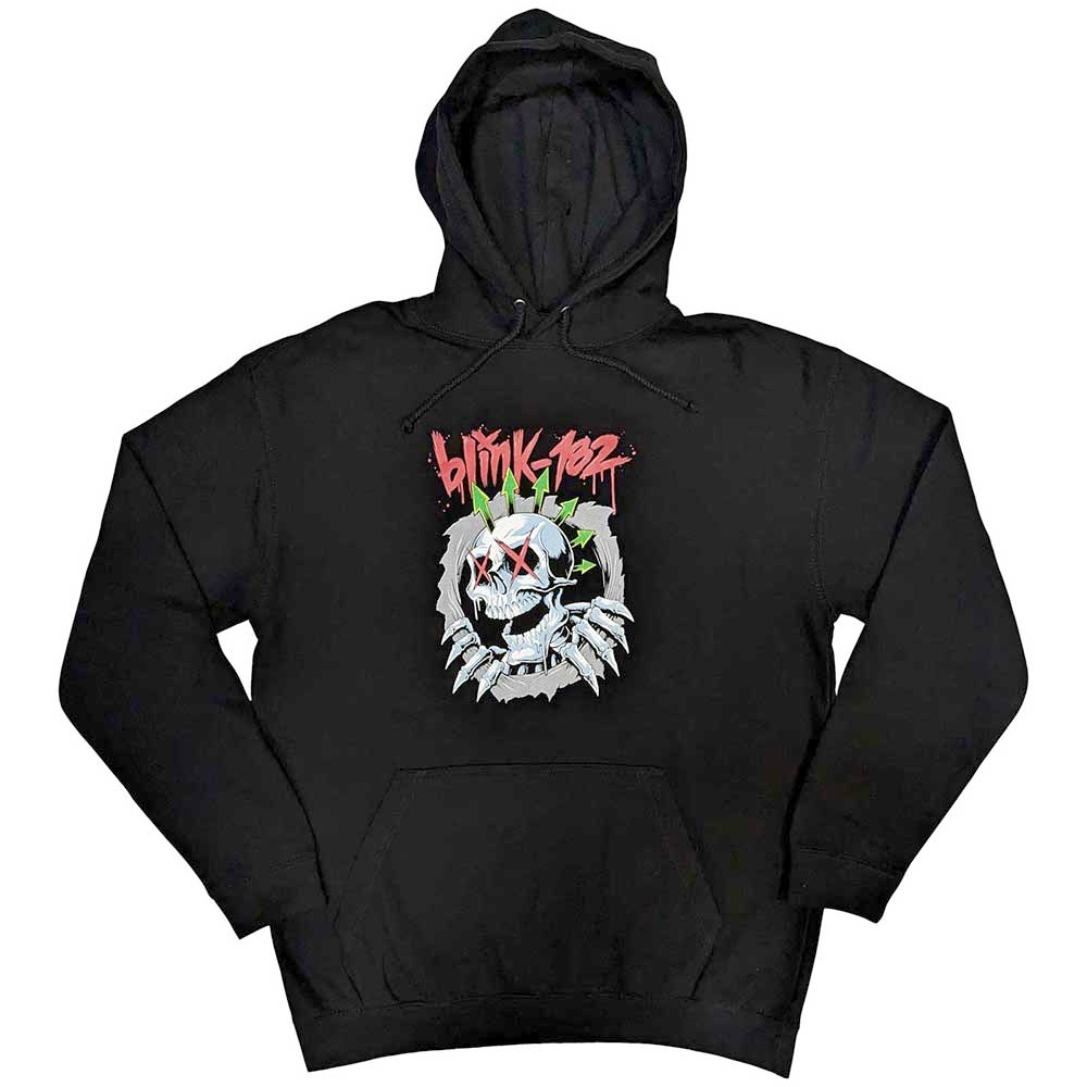 Blink182 - Six Arrow Skull Kapuzenpullover/hoodie - Schwarz